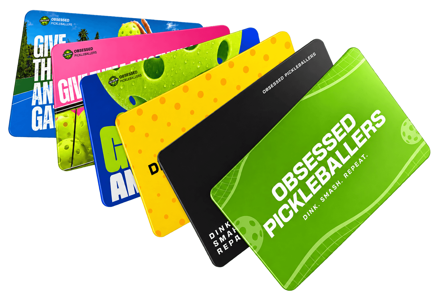 Obsessed Pickleballers gift card collection